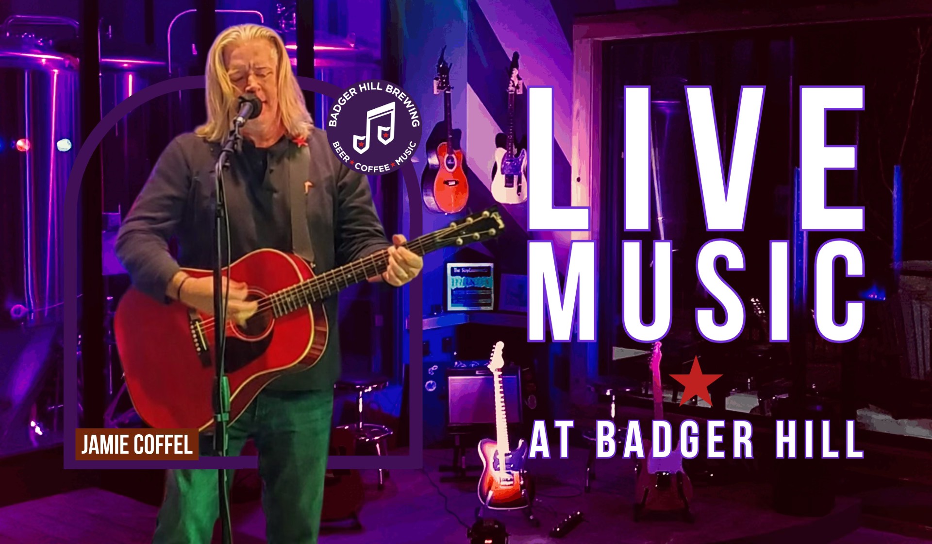 Live Music Performance by Jamie Coffel