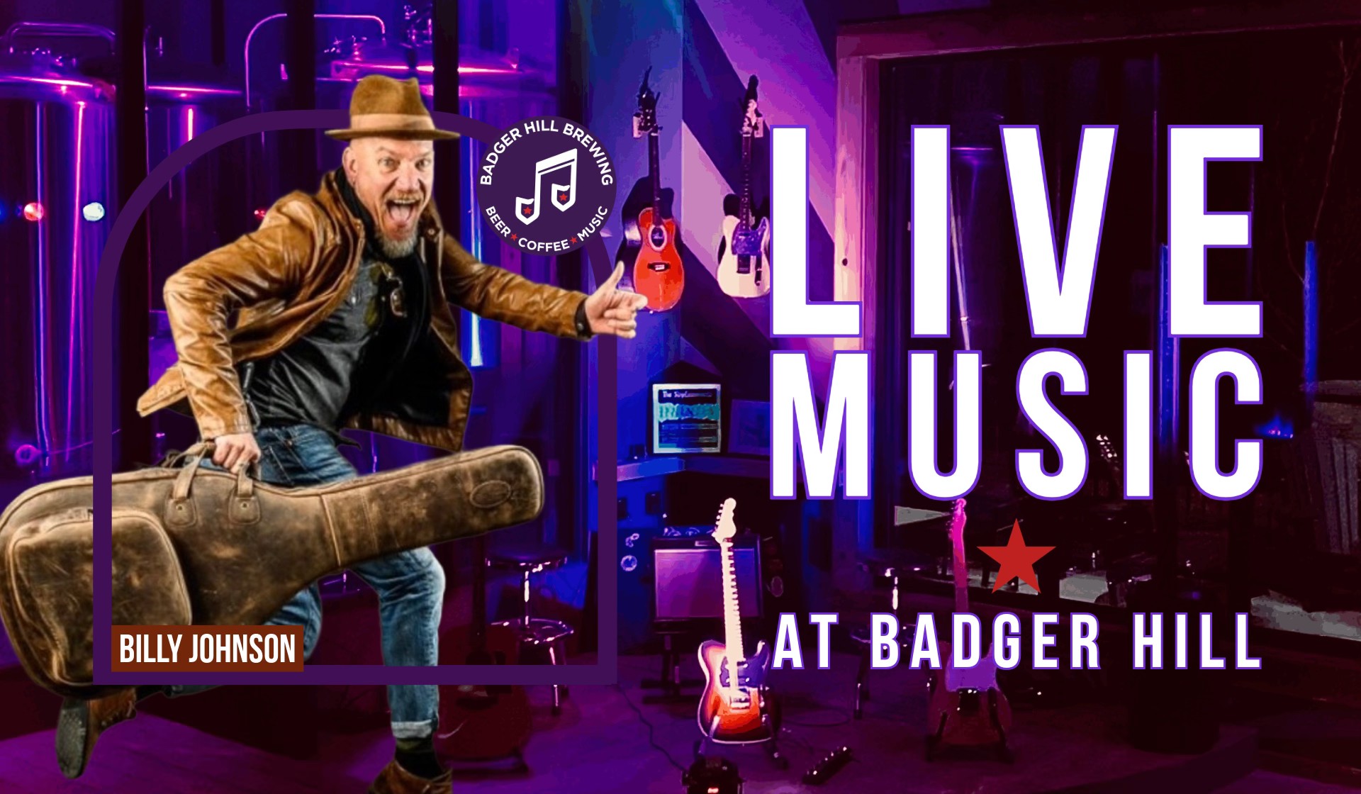 Live Music Performance by Billy Johnson