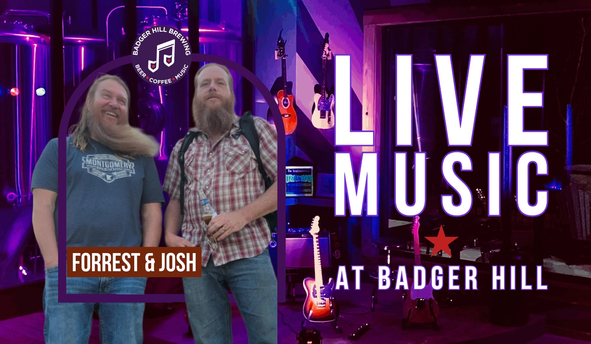 Live Music Performance by Forrest and Josh