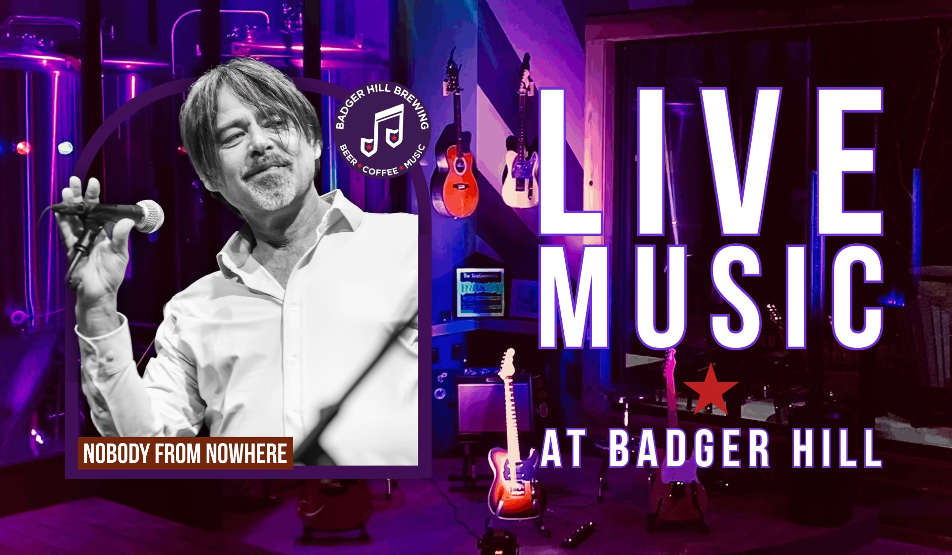 Live Music Performance by Nobody From Nowhere