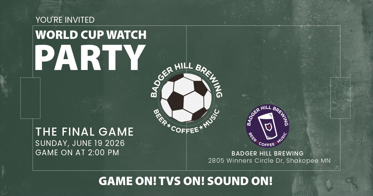 WORLD CUP FINAL GAME – WATCH PARTY AT BADGER HILL